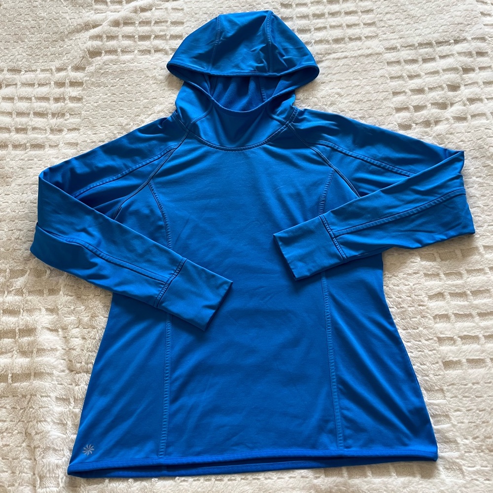 EUC, Athleta Hooded Long Sleeve Top